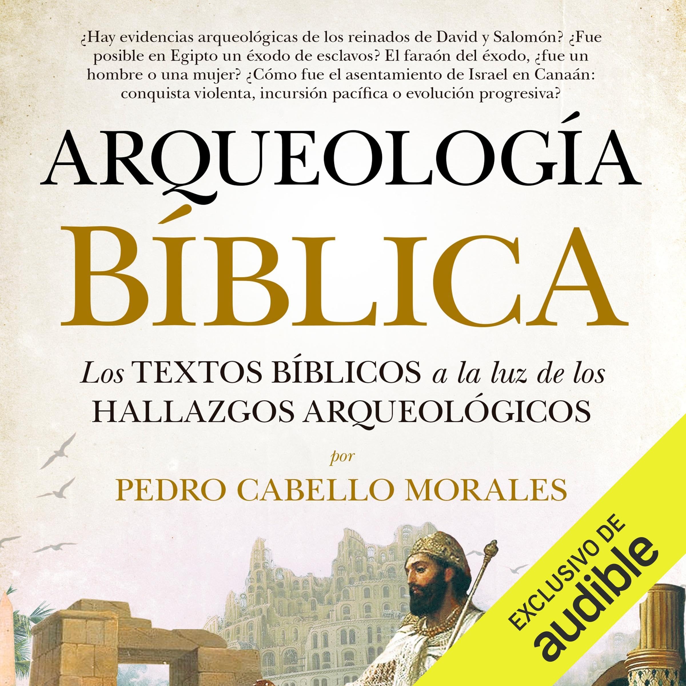 Portada de Arqueología bíblica, audiolibro narrado en español