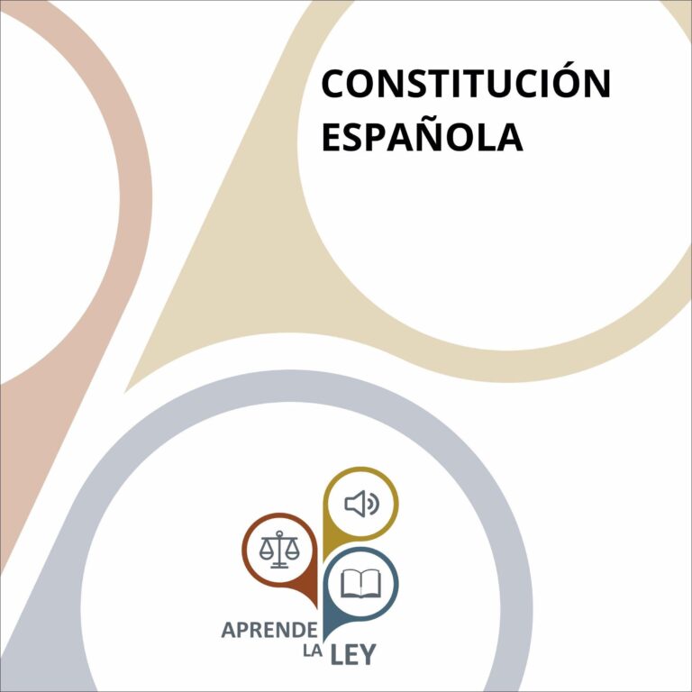 Portada de Constitución Española, audiolibro narrado en español