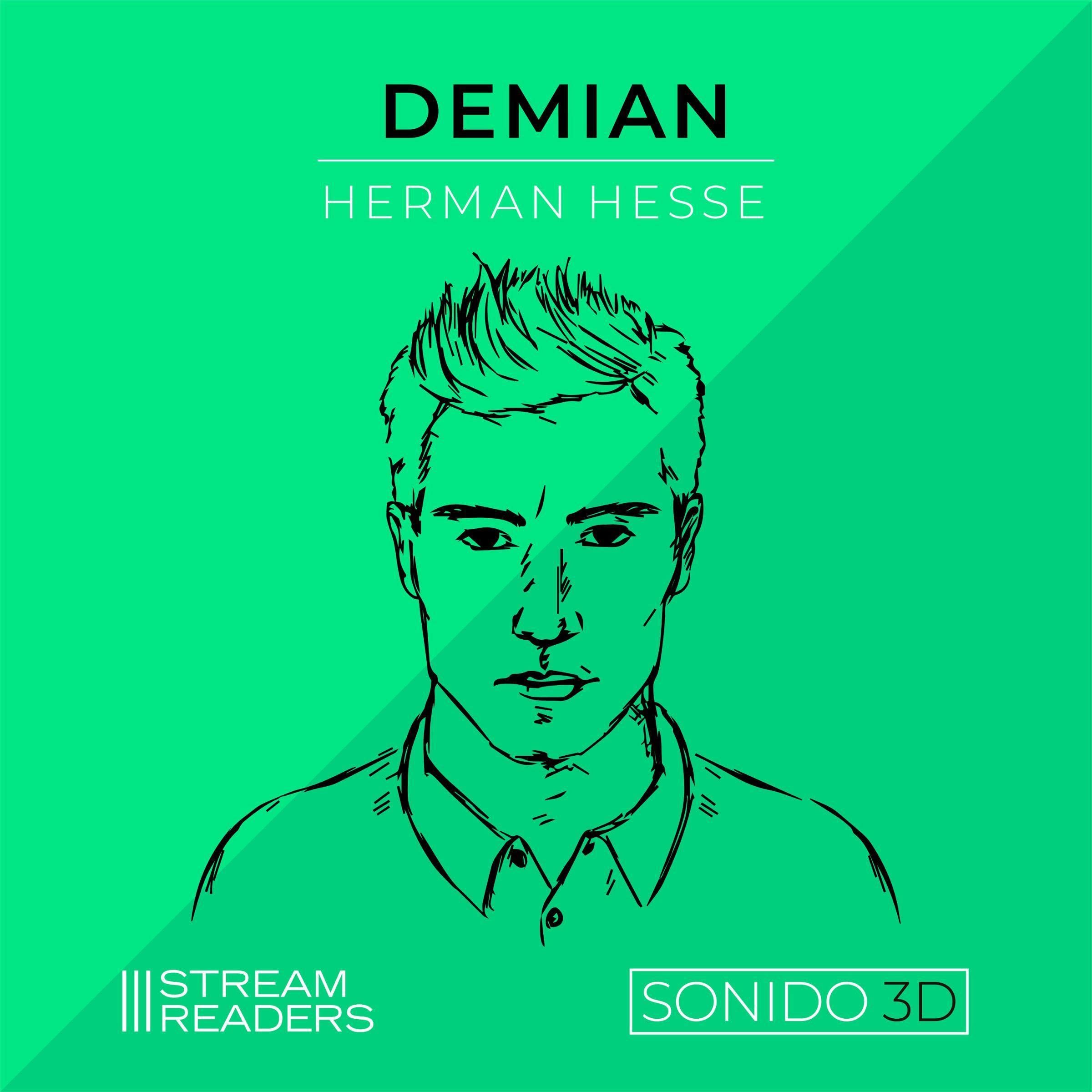 Portada de Demian, audiolibro narrado en español