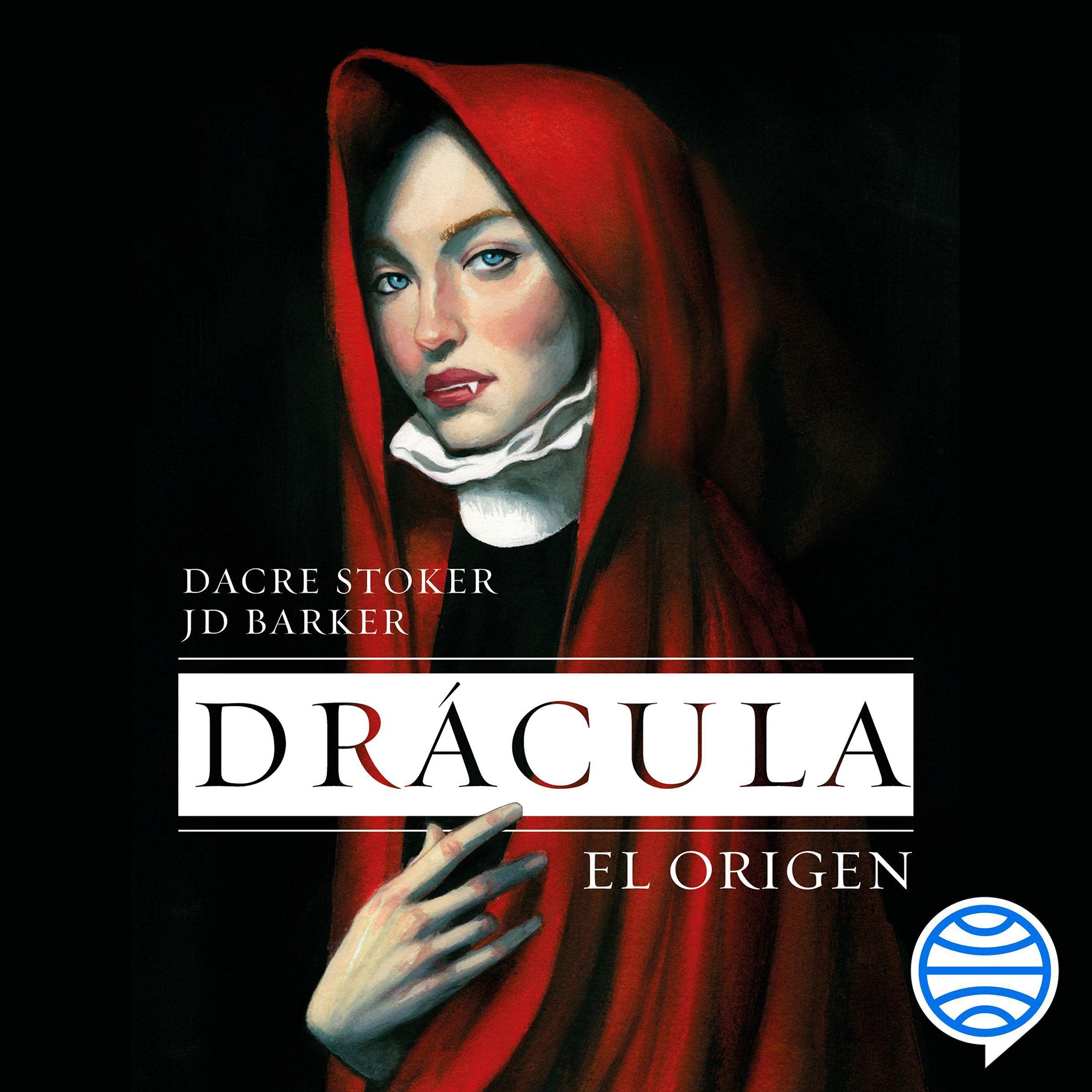 Cubierta del audiolibro Drácula. El origen
