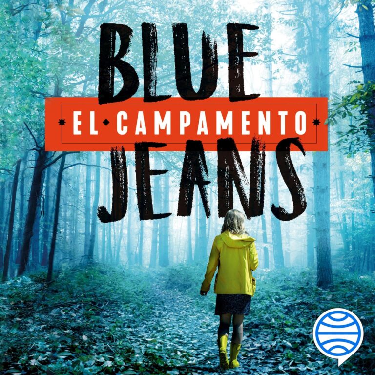 Portada de El campamento de Blue Jeans, audiolibro narrado en español