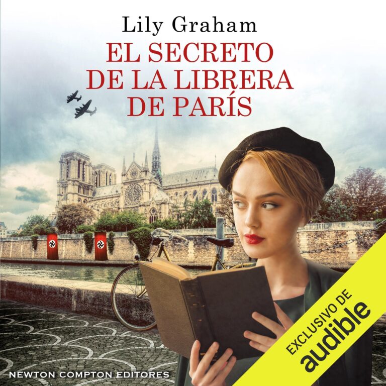 Portada de El secreto de la librera de París. El amor en tiempos de guerra., audiolibro narrado en español