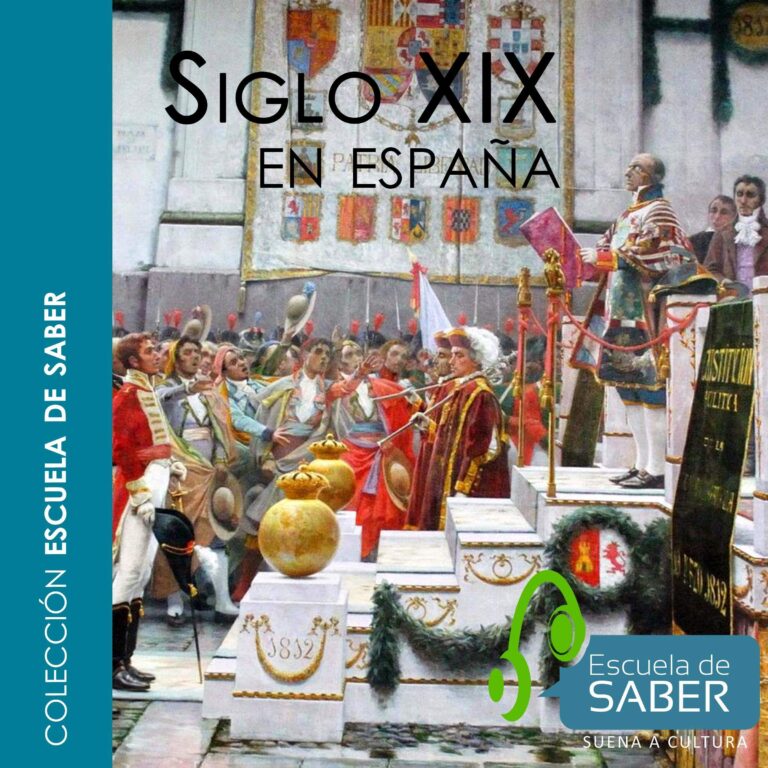 Portada de El siglo XIX en España, audiolibro narrado en español