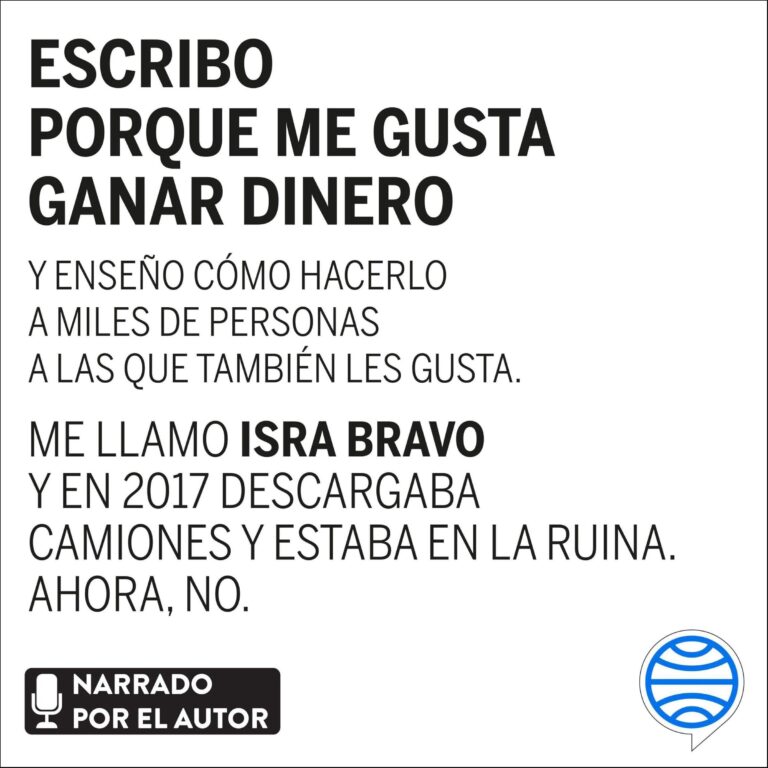 Carátula de Escribo porque me gusta ganar dinero