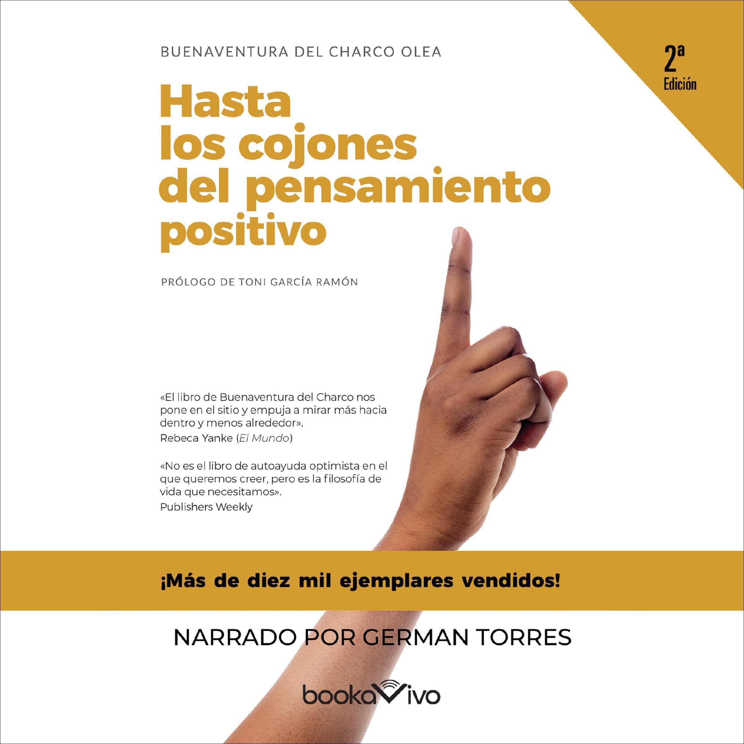 Portada del audiolibro Hasta los cojones del pensamiento positivo