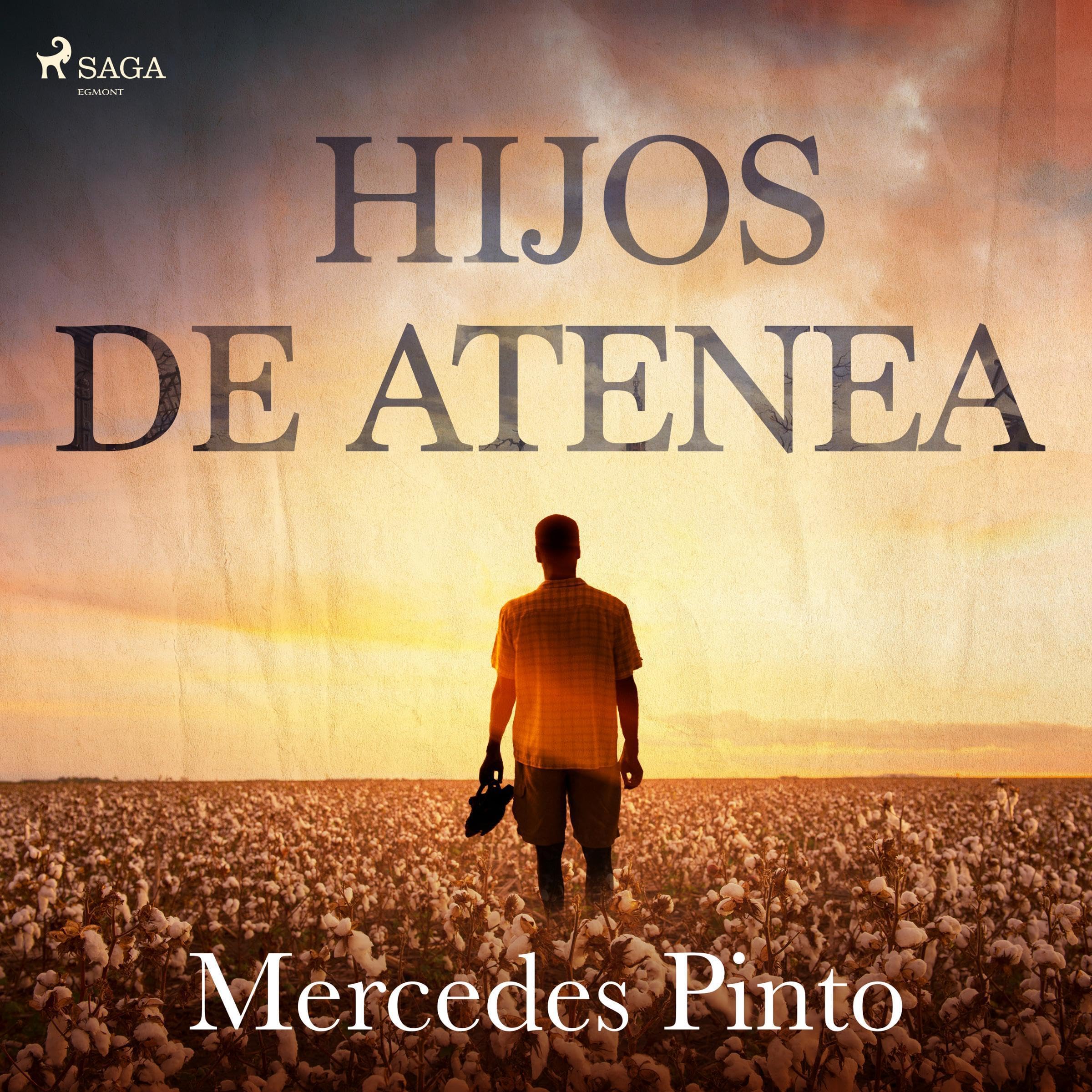 Portada de Hijos de Atenea de Mercedes Pinto, audiolibro narrado en español