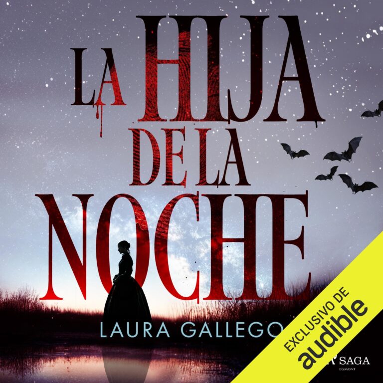 Portada de La hija de la noche, audiolibro narrado en español