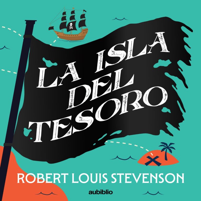 Portada de La isla del tesoro, audiolibro narrado en español