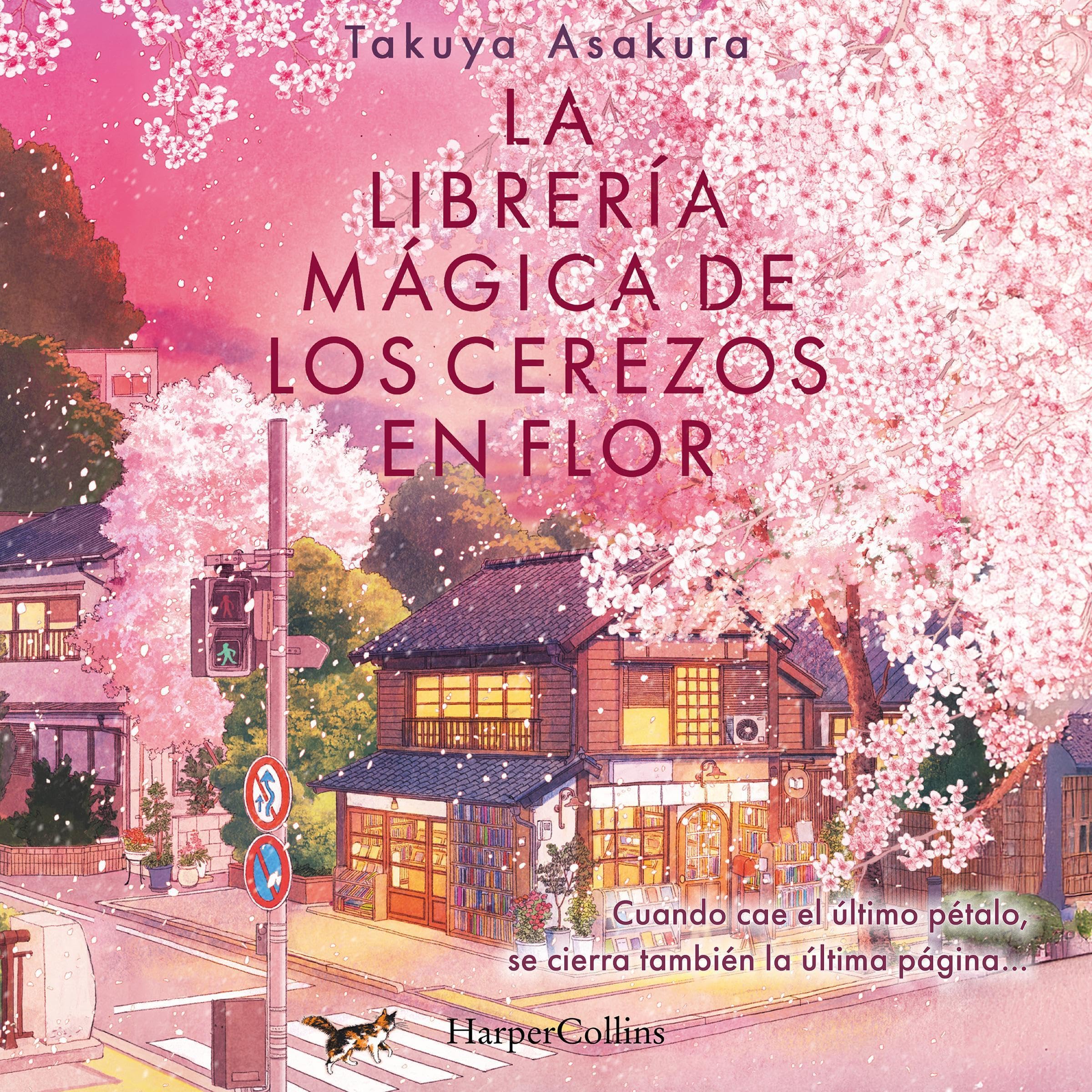 Portada del audiolibro La librería mágica de los cerezos en flor