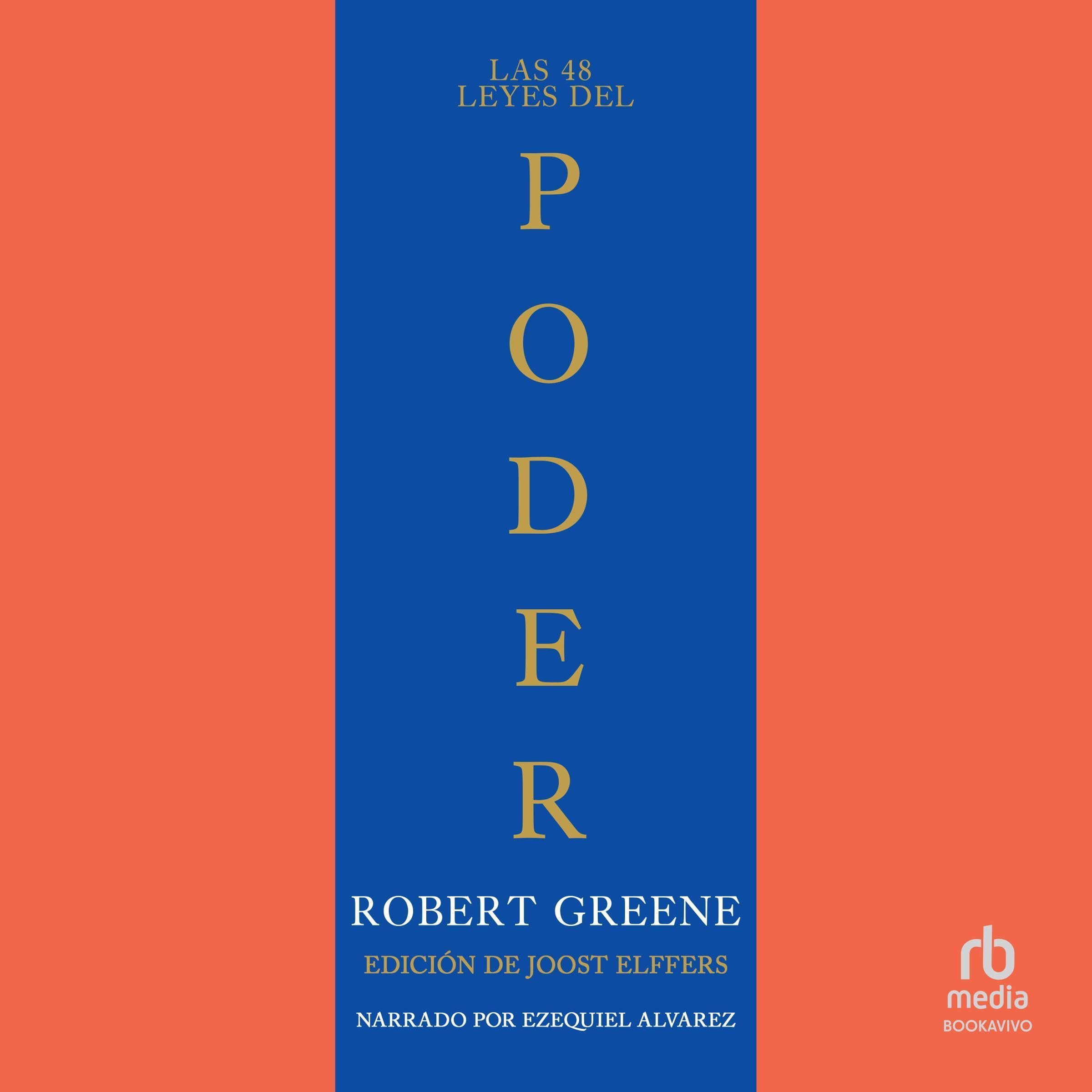Portada de Las 48 leyes del poder [The 48 Laws of Power] de Robert Greene, audiolibro narrado en español