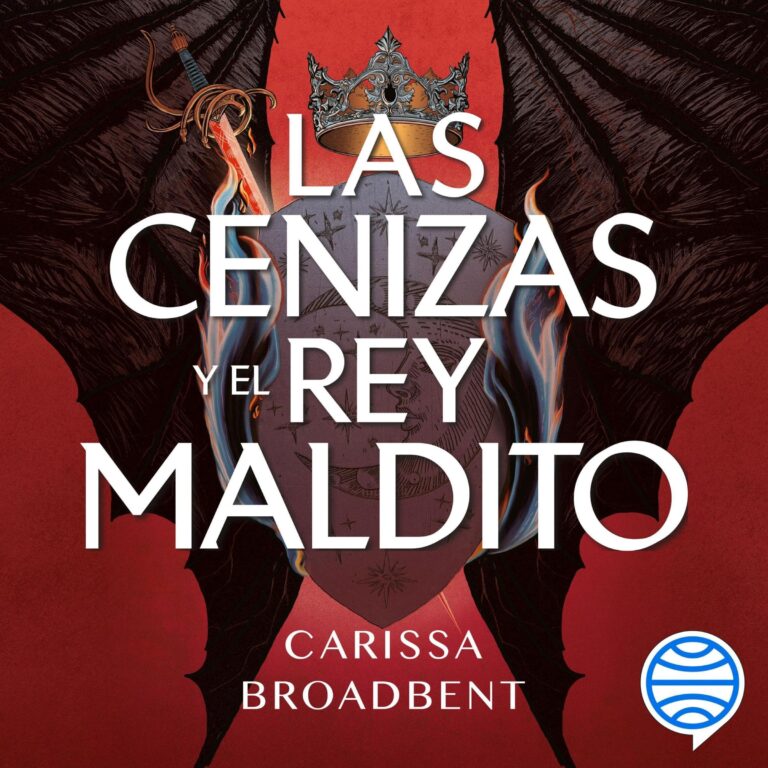 Portada de Las cenizas y el rey maldito, audiolibro narrado en español