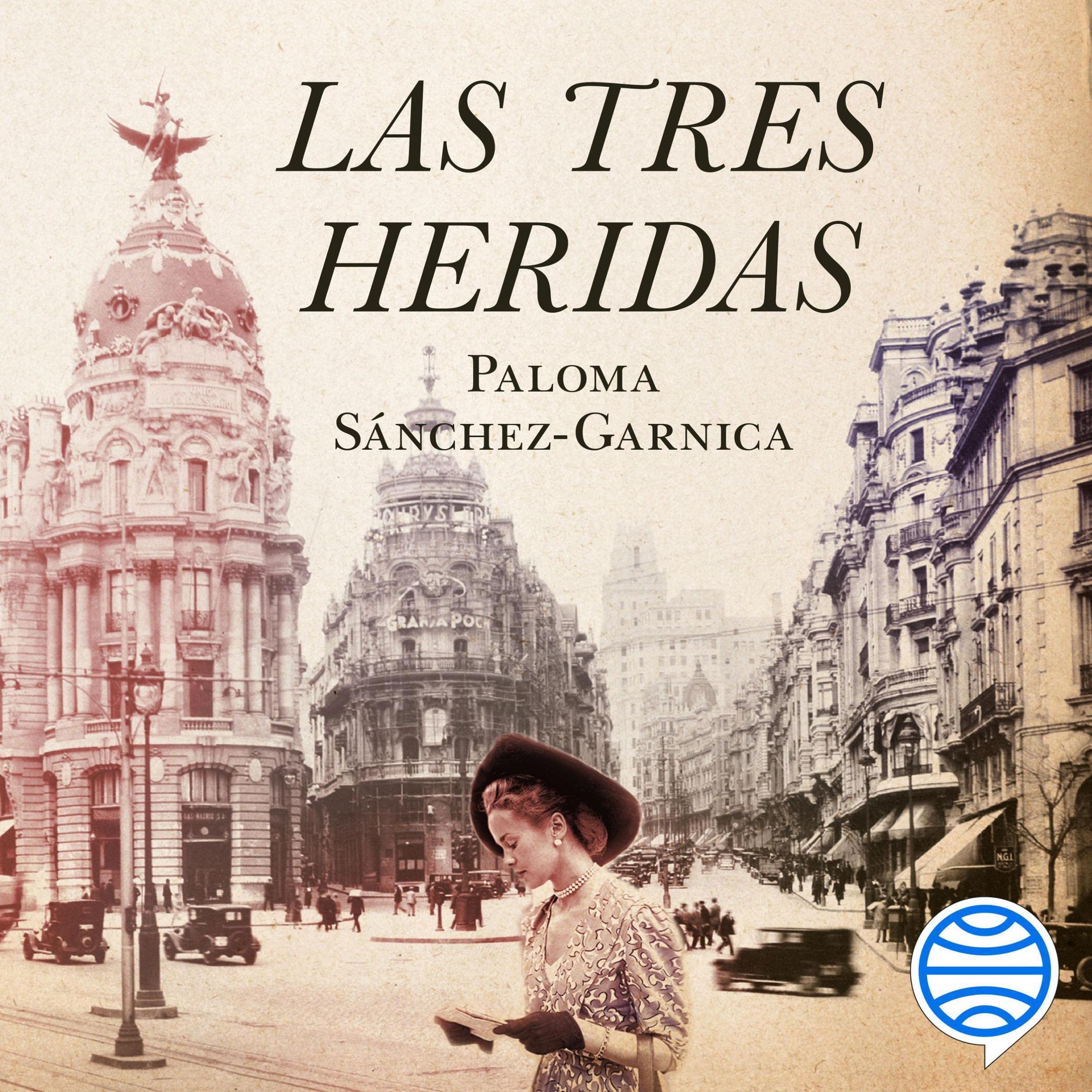 Portada de Las tres heridas, audiolibro narrado en español