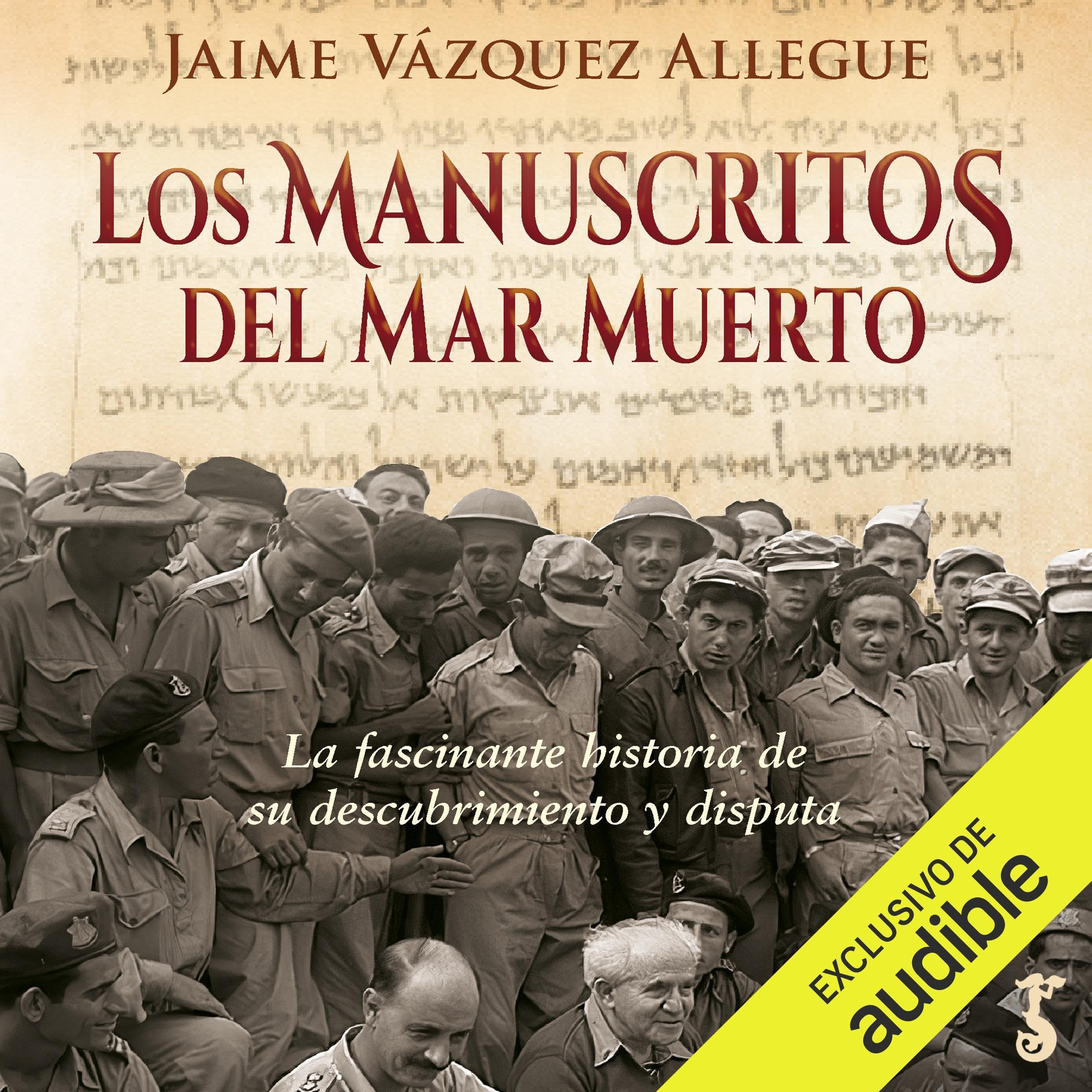 Portada de Los manuscritos del Mar Muerto, audiolibro narrado en español