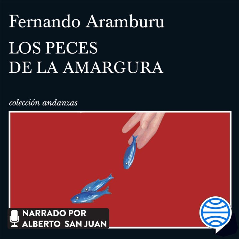 Portada de Los peces de la amargura, audiolibro narrado en español