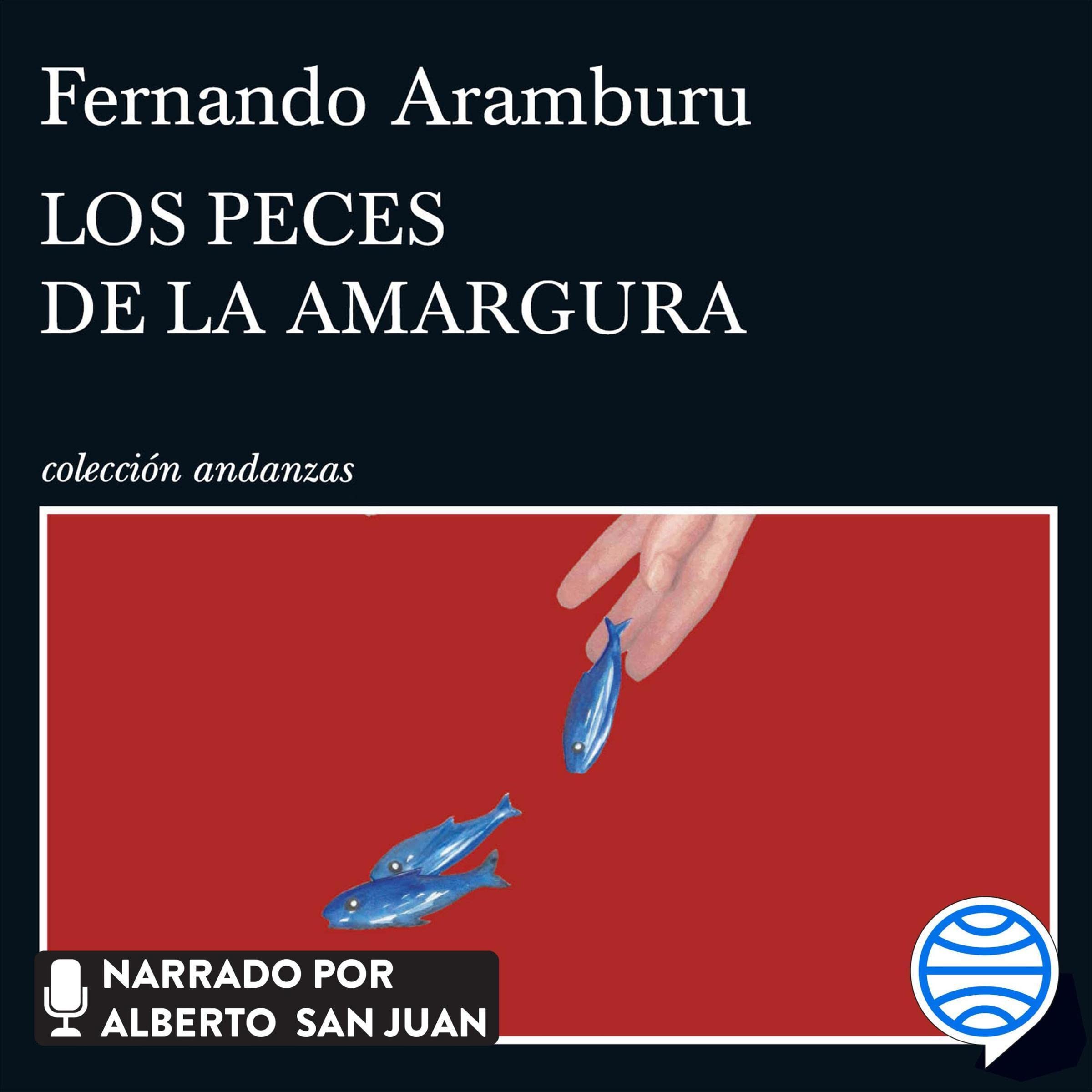 Portada de Los peces de la amargura, audiolibro narrado en español