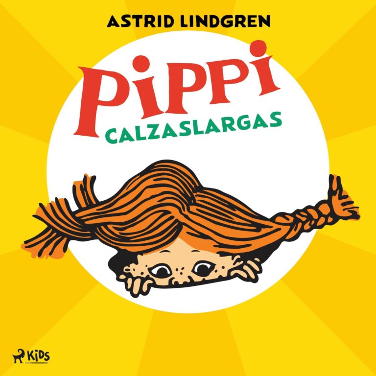Portada de Pippi Calzaslargas, audiolibro narrado en español