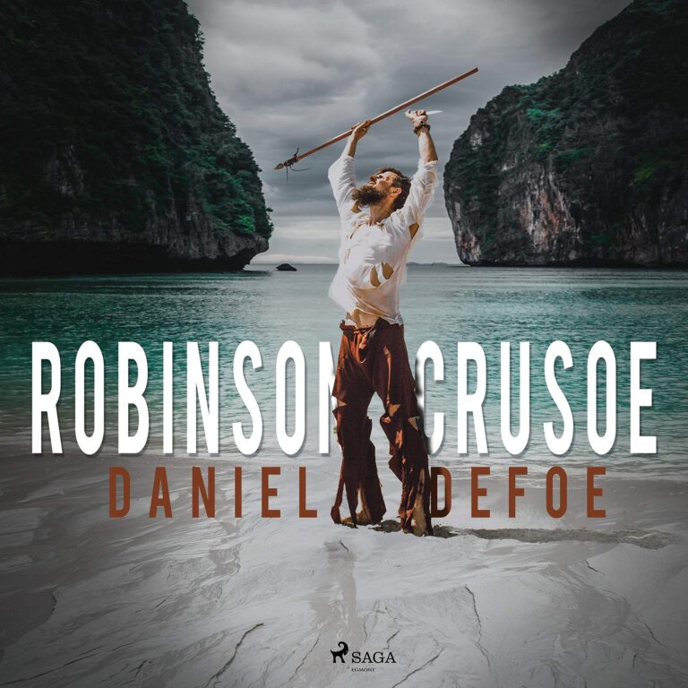 Cubierta del audiolibro Robinson Crusoe de Daniel Defoe