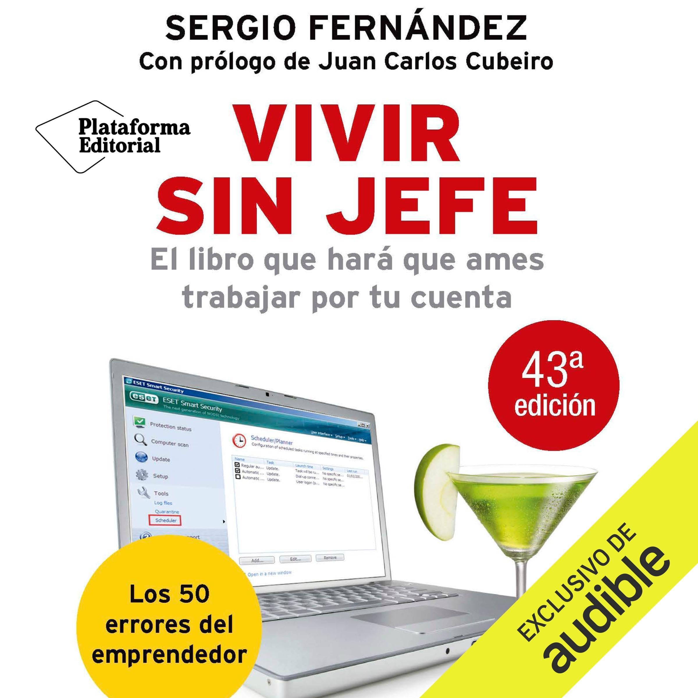 Portada de Vivir sin jefe, audiolibro narrado en español