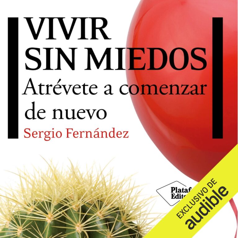 Portada de Vivir sin miedos, audiolibro narrado en español