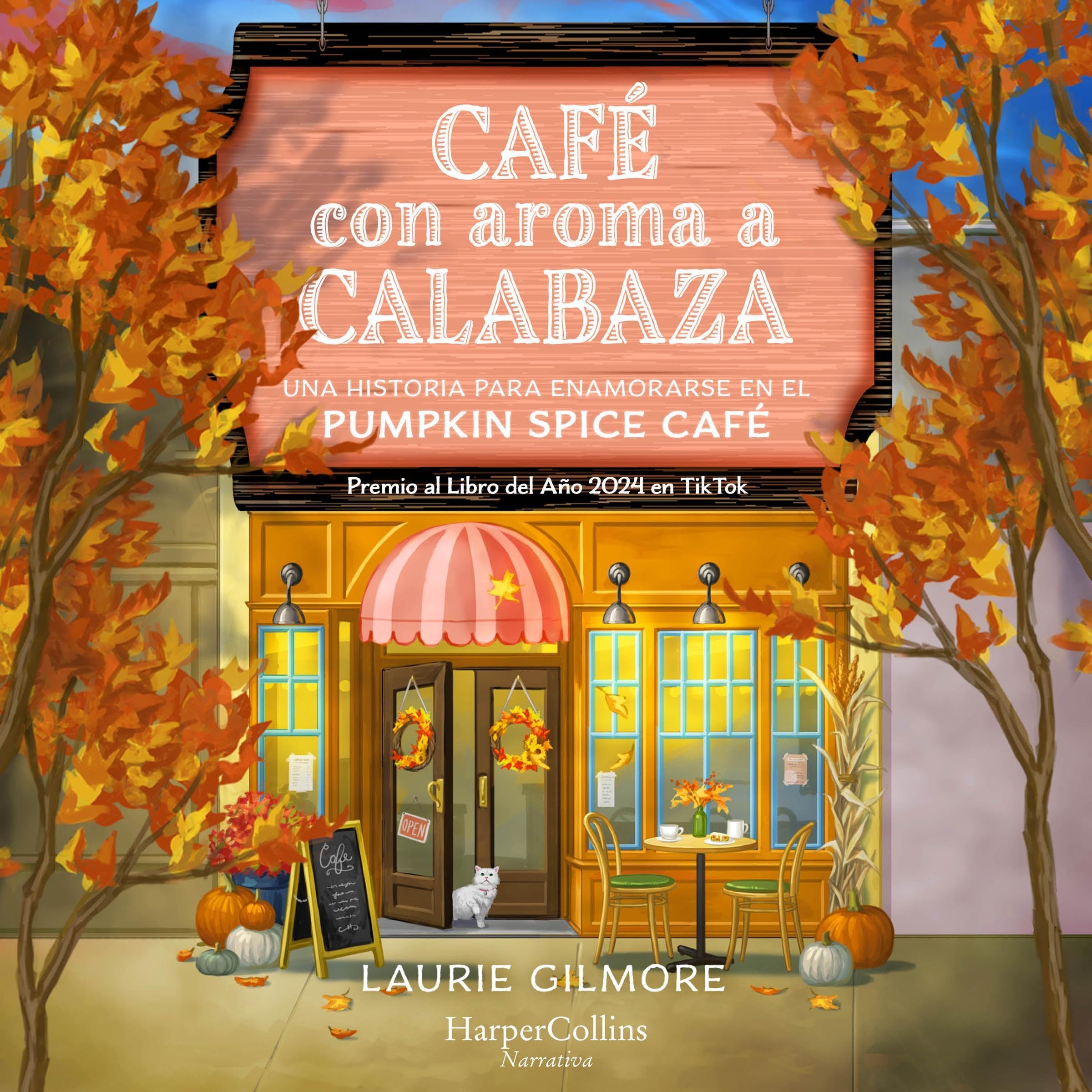 Portada de Café con aroma a calabaza
