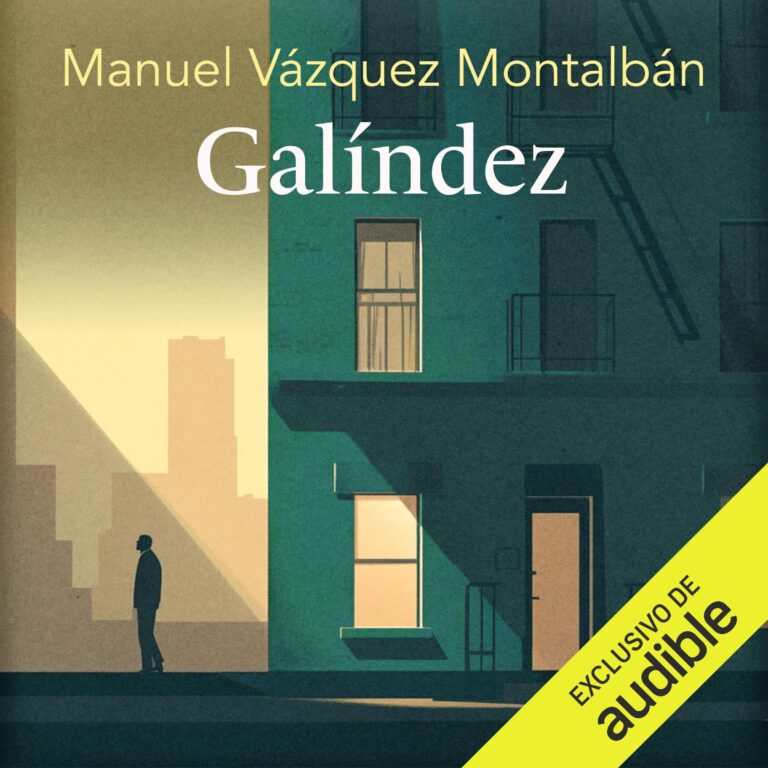 Cubierta del audiolibro Galíndez de Manuel Vázquez Montalbán